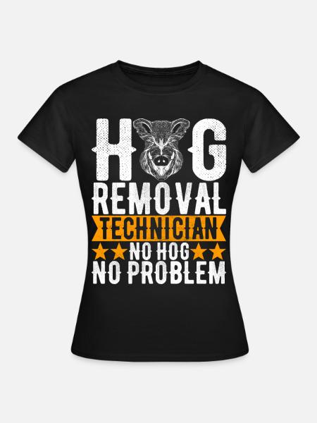 Jäger Wildschwein Jagen - Frauen T-Shirt - Schwarz