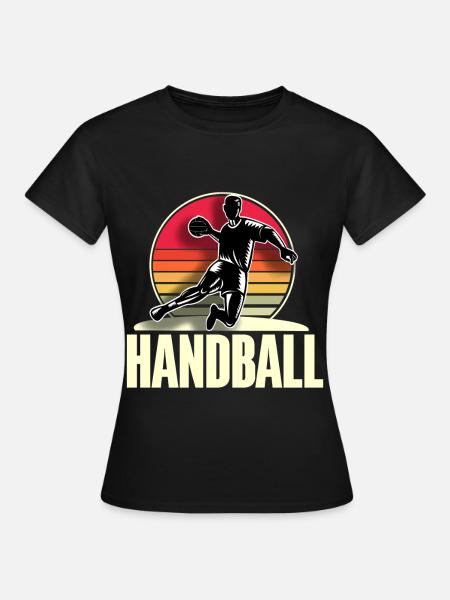 Handball Handballer - Frauen T-Shirt - Schwarz