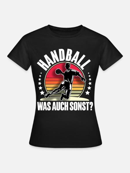 Handball Handballer - Frauen T-Shirt - Schwarz