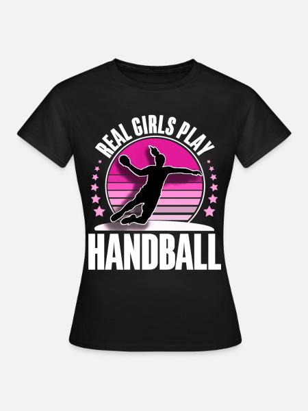 Handball Handballer - Frauen T-Shirt - Schwarz