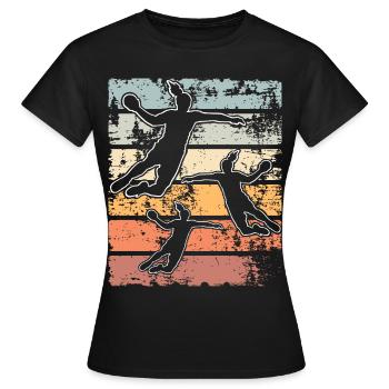 Handballeur handballeur - T-shirt Femme - noir - Devant - AI Model Female 172 dark (172cm)