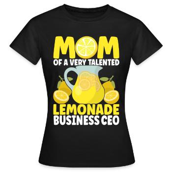 Limonade Limonadenstand - Frauen T-Shirt - Schwarz - Vorne - AI Model Female 172 dark (172cm)