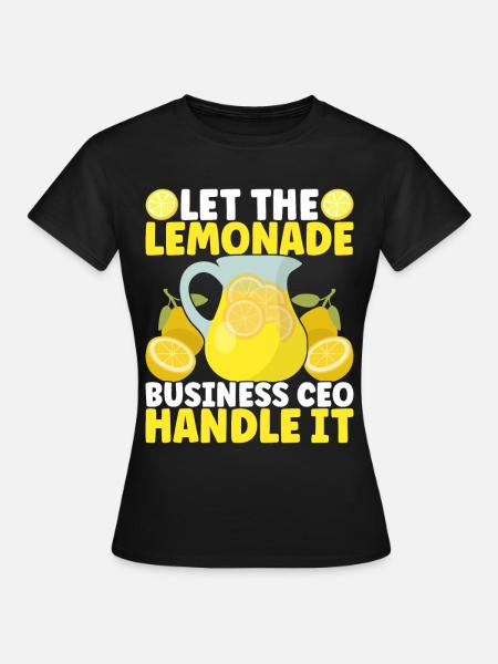 Limonade Limonadenstand - Frauen T-Shirt - Schwarz
