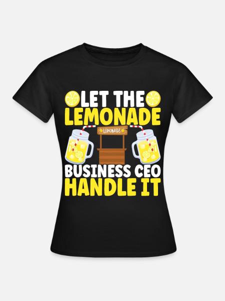 Limonade Limonadenstand - Frauen T-Shirt - Schwarz