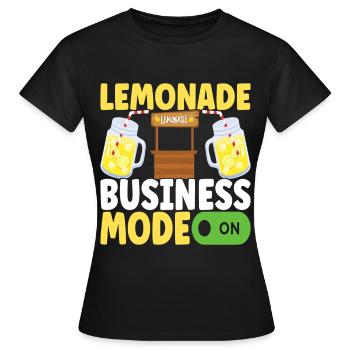 Limonade Limonadenstand - Frauen T-Shirt - Schwarz - Vorne - AI Model Female 172 dark (172cm)