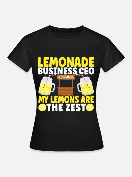 Limonade Limonadenstand - Frauen T-Shirt - Schwarz