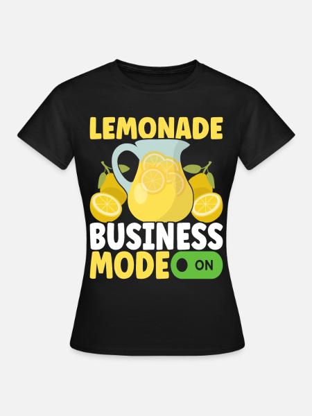 Limonade Limonadenstand - Frauen T-Shirt - Schwarz