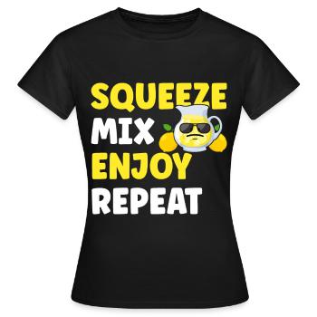 Limonade Limonadenstand - Frauen T-Shirt - Schwarz - Vorne - AI Model Female 172 dark (172cm)