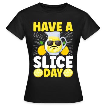 Limonade Limonadenstand - Frauen T-Shirt - Schwarz - Vorne - AI Model Female 172 dark (172cm)