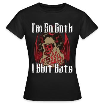 Satan Beelzebub Teufel Gothic Pentagram Mystisch - Frauen T-Shirt - Schwarz - Vorne - AI Model Female 172 dark (172cm)