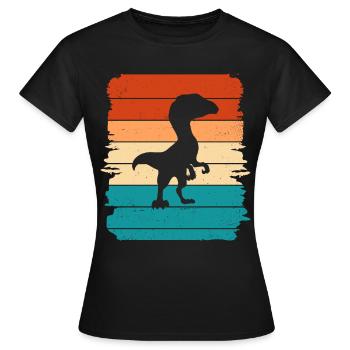 Dino - Women's T-Shirt - black - Front - AI Model Female 172 dark (172cm)