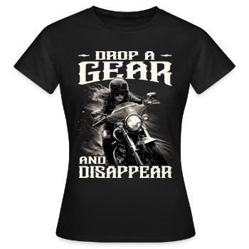 Motard - Motard / Motard Femme - T-shirt Femme - noir - Devant - AI Model Female 172 dark (172cm)