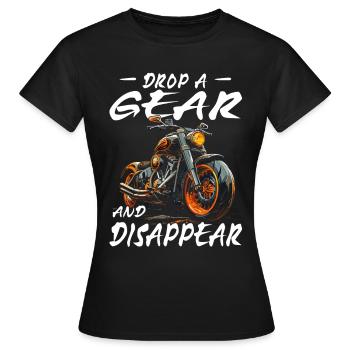 Motorrad | Motorradfahrer & Biker Spüche - Frauen T-Shirt - Schwarz - Vorne - AI Model Female 172 dark (172cm)