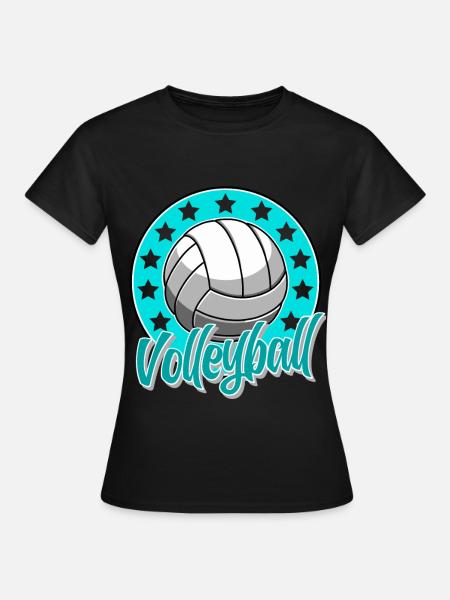 Volleyball - Frauen T-Shirt - Schwarz