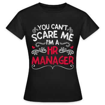 HR Manager Personalmanager - Frauen T-Shirt - Schwarz - Vorne - AI Model Female 172 dark (172cm)