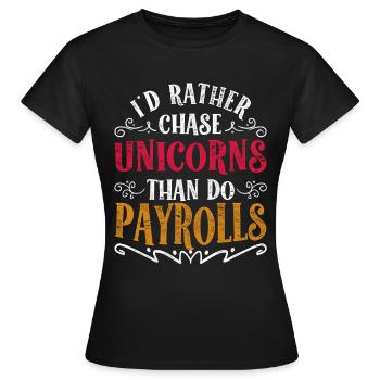 HR Manager Personalmanager - Frauen T-Shirt - Schwarz - Vorne - AI Model Female 172 dark (172cm)