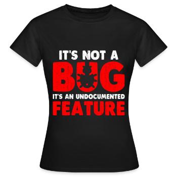 Développeur Web Développement de sites Web Programmeur informatique - T-shirt Femme - noir - Devant - AI Model Female 172 dark (172cm)