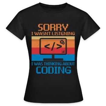 Webentwickler Website-entwicklung It-programmierer - Frauen T-Shirt - Schwarz - Vorne - AI Model Female 172 dark (172cm)