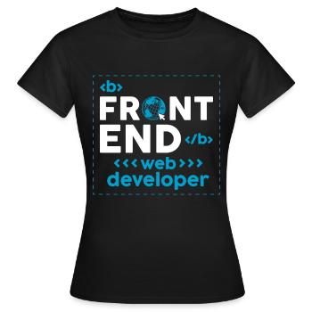 Webentwickler Website-entwicklung It-programmierer - Frauen T-Shirt - Schwarz - Vorne - AI Model Female 172 dark (172cm)
