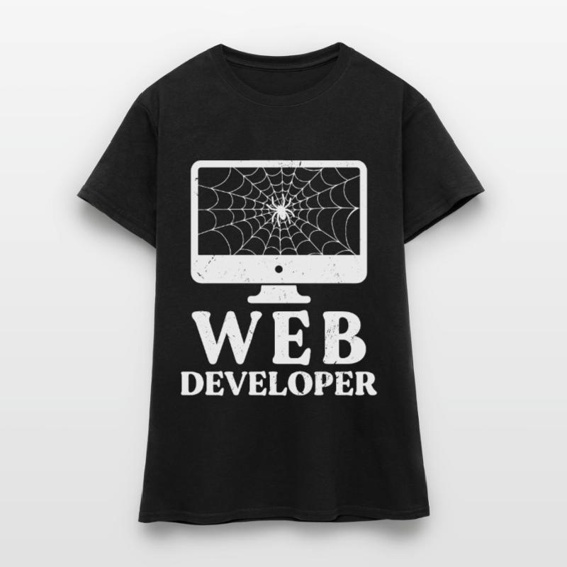 Webentwickler Website-entwicklung It-programmierer Frauen T-Shirt