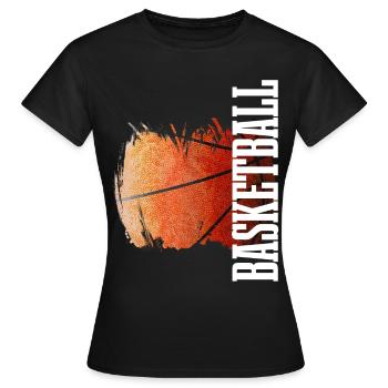 Basketball Basketballer - Frauen T-Shirt - Schwarz - Vorne - AI Model Female 172 dark (172cm)
