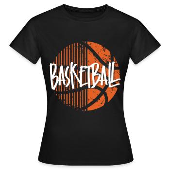 Basketball Basketballer - Frauen T-Shirt - Schwarz - Vorne - AI Model Female 172 dark (172cm)
