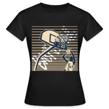Basketball Basketballer - Frauen T-Shirt - Schwarz - Vorne - AI Model Female 172 dark (172cm)