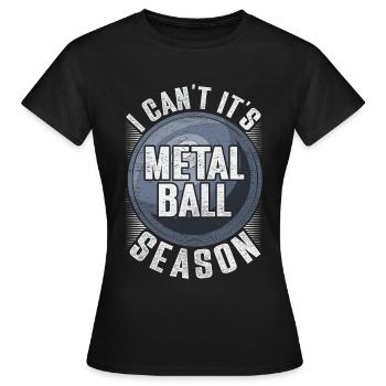 Lancer du poids Lancer du poids - T-shirt Femme - noir - Devant - AI Model Female 172 dark (172cm)