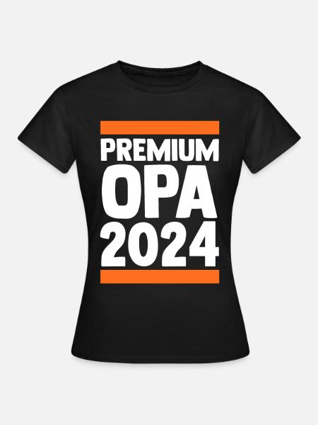 Werdender Opa 2036 - Frauen T-Shirt - Schwarz