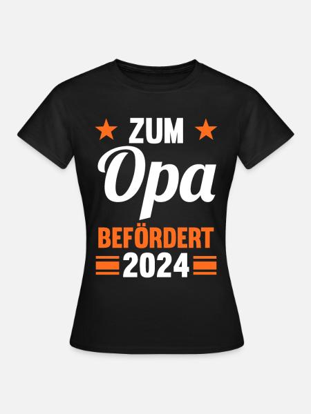 Werdender Opa 2042 - Frauen T-Shirt - Schwarz