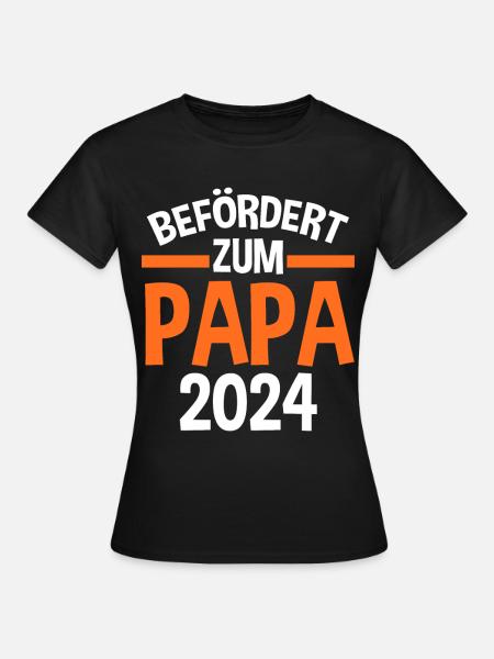 Werdender Papa 2030 - Frauen T-Shirt - Schwarz