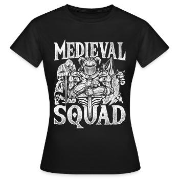 Festival médiéval Marché médiéval Escouade médiévale - T-shirt Femme - noir - Devant - AI Model Female 172 dark (172cm)