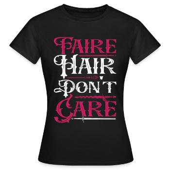 Festival médiéval Marché médiéval - T-shirt Femme - noir - Devant - AI Model Female 172 dark (172cm)