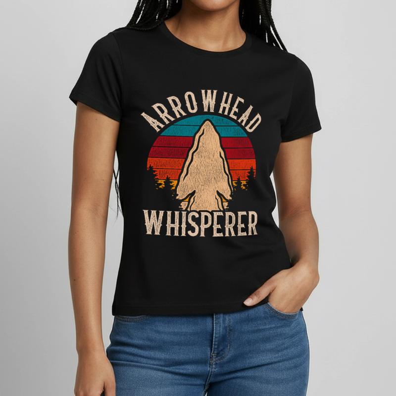 Pointe de flèche Pointe de flèche Pointe de flèche Chuchoteur T-shirt Femme