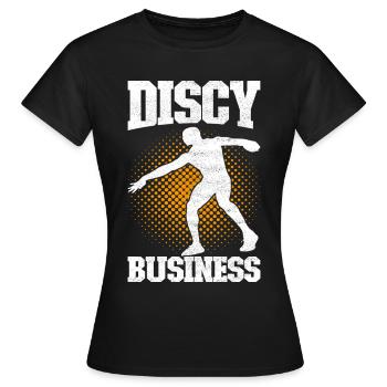 Lanceur de disque Lancer de disque - T-shirt Femme - noir - Devant - AI Model Female 172 dark (172cm)