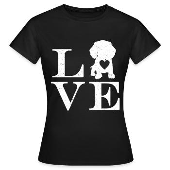 Dachshund Geschenk Dixie Wiener Doxie Dackel - Frauen T-Shirt - Schwarz - Vorne - AI Model Female 172 dark (172cm)