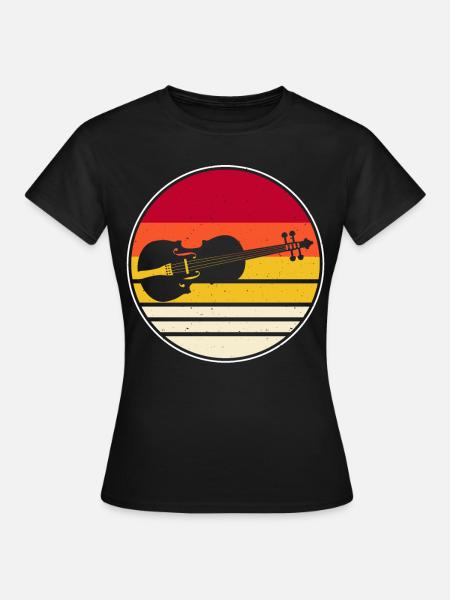Violine Violinist - Frauen T-Shirt - Schwarz