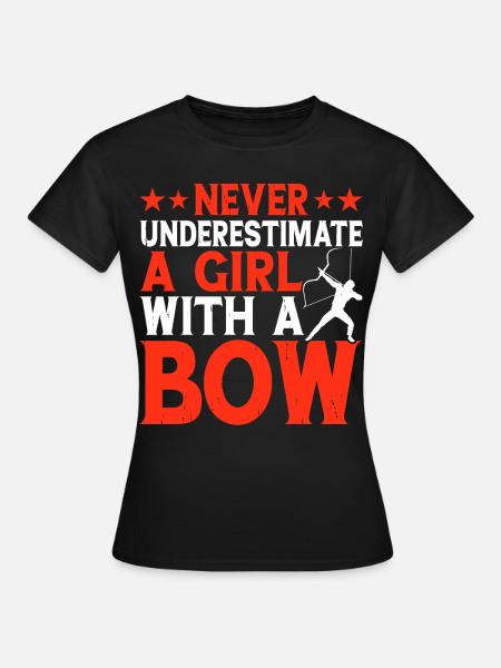 Bogenschütze Bogenschießen - Frauen T-Shirt - Schwarz
