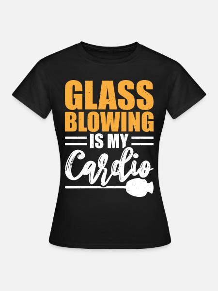 Glasbläser - Frauen T-Shirt - Schwarz