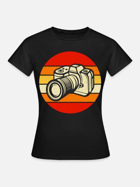 Fotograf - Frauen T-Shirt - Schwarz