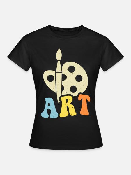 Künstler - Frauen T-Shirt - Schwarz