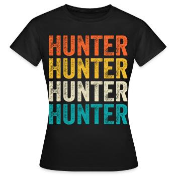 Jäger Jagen - Frauen T-Shirt - Schwarz - Vorne - AI Model Female 172 dark (172cm)