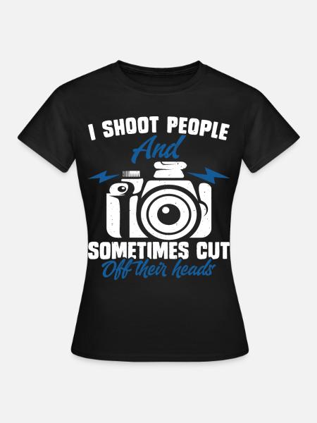 Fotograf - Frauen T-Shirt - Schwarz