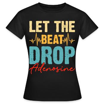 Dj Djing - Frauen T-Shirt - Schwarz - Vorne - AI Model Female 172 dark (172cm)