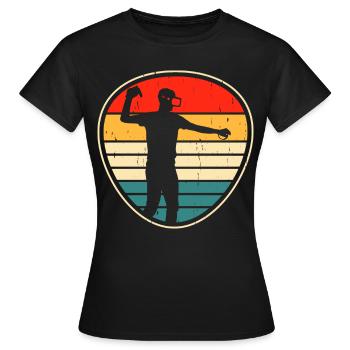 VR Virtual Reality Glasses Virtual Reality - Women's T-Shirt - black - Front - AI Model Female 172 dark (172cm)