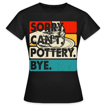Poterie Poterie Poterie - T-shirt Femme - noir - Devant - AI Model Female 172 dark (172cm)