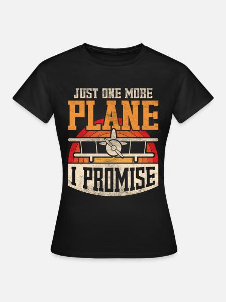 Modellflugzeug Modellflieger - Frauen T-Shirt - Schwarz
