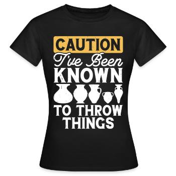 Poterie Poterie Poterie - T-shirt Femme - noir - Devant - AI Model Female 172 dark (172cm)