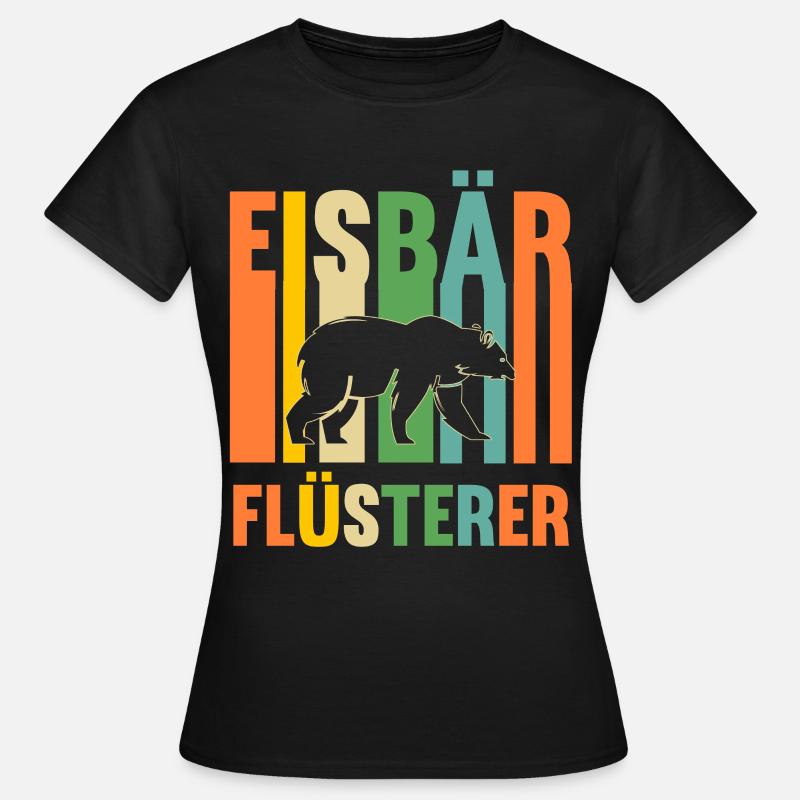 Eisbär Eisbären - Frauen T-Shirt - Schwarz