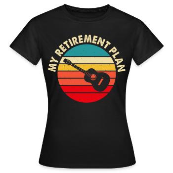 Violoniste violoniste - T-shirt Femme - noir - Devant - AI Model Female 172 dark (172cm)